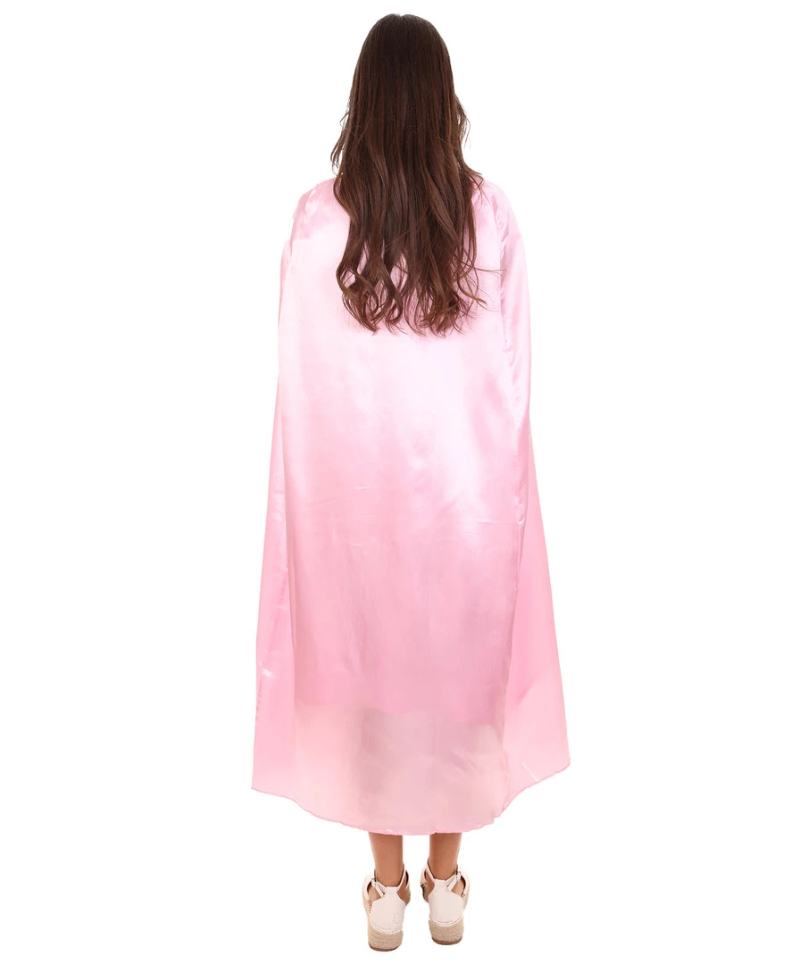 HPO Adult Women's Costume For Cosplay Game Of Thrones Dragon Queen Lt. Pink Dress With Cloak 5 HPO Adult Women's Costume For Cosplay Game Of Thrones Dragon Queen Lt. Pink Dress With Cloak