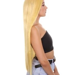 HPO Women's Long Length Blonde Celebrity Wig - Capless Cap Design