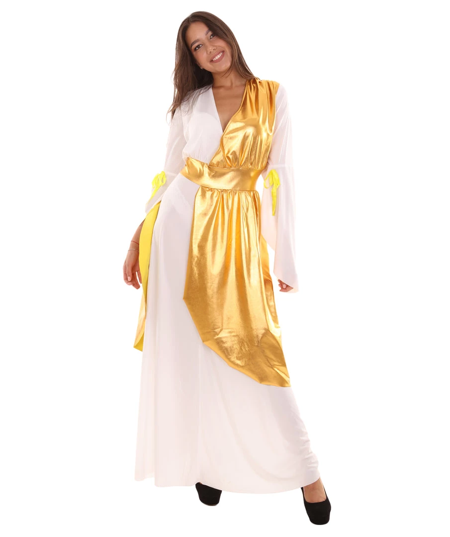 HPO Adult Women's Greek Goddess Costume | White Cosplay Costume 7 HPO Adult Women's Greek Goddess Costume | White Cosplay Costume