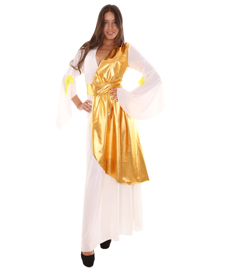 HPO Adult Women's Greek Goddess Costume | White Cosplay Costume 2 HPO Adult Women's Greek Goddess Costume | White Cosplay Costume
