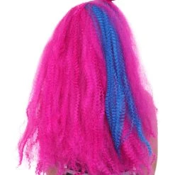 HPO Monster Womens Wig | Neon Fucasia Long Wig | Premium Breathable Capless Cap Men's 14 HPO Monster Womens Wig | Neon Fucasia Long Wig | Premium Breathable Capless Cap Men's