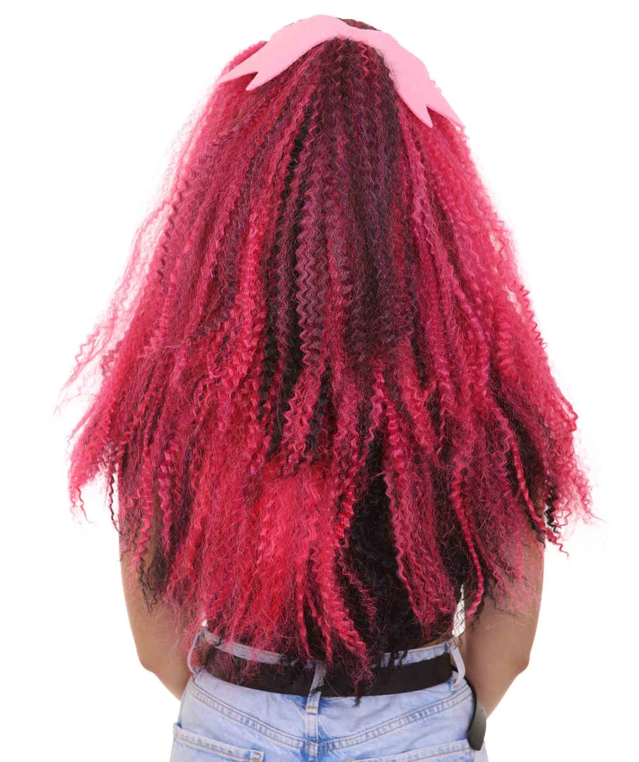 HPO Men's Monster Womens Wig | Horror Long Curly Wig | Premium Breathable Capless Cap 4 HPO Men's Monster Womens Wig | Horror Long Curly Wig | Premium Breathable Capless Cap