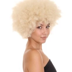 HPO Women's Unisex Afro Wig Collections | Jumbo Cosplay Halloween Wig (Lots Of Color) | Premium Breathable Capless Cap
