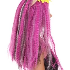 HPO Men's Monster Womens Wig | Purple Curly Long Wig | Premium Breathable Capless Cap 15 HPO Men's Monster Womens Wig | Purple Curly Long Wig | Premium Breathable Capless Cap