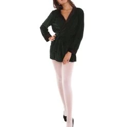 HPO Adult Women's Sexy Girlfriend Smoking Jacket Costume | Multiple Color Options Halloween Costume