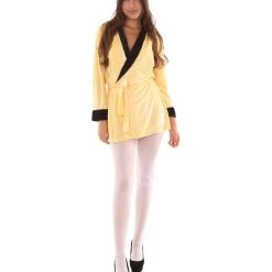 HPO Adult Women's Sexy Girlfriend Smoking Jacket Costume | Multiple Color Options Halloween Costume