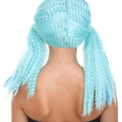 HPO Blue Mix Color Doll Womens Wig | Long Cosplay Halloween Wig | Premium Breathable Capless Cap Women's 12 HPO Blue Mix Color Doll Womens Wig | Long Cosplay Halloween Wig | Premium Breathable Capless Cap Women's