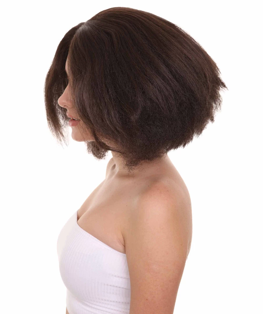 HPO Men's Fashion Runway Womens Wig | Almost Black Super Size Character Cosplay Halloween Wig | Premium Breathable Capless Cap 4 HPO Men's Fashion Runway Womens Wig | Almost Black Super Size Character Cosplay Halloween Wig | Premium Breathable Capless Cap