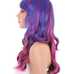 HPO Women's Womens Fantasy Long Wavy Wig | Colorful Wigs | Premium Breathable Capless Cap 11 HPO Women's Womens Fantasy Long Wavy Wig | Colorful Wigs | Premium Breathable Capless Cap