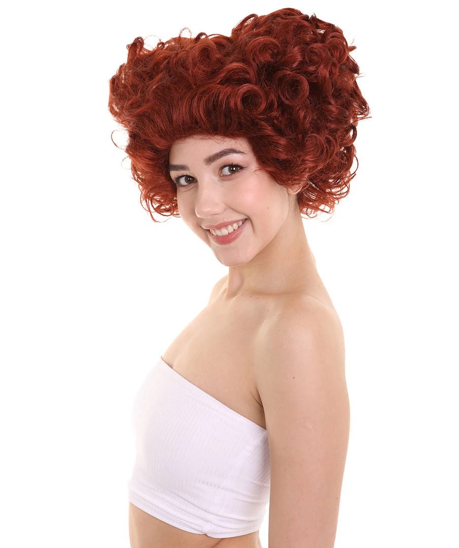 HPO Sanderson Witch Sister Bette | Red TV/Movie Women's Halloween Wig 2 HPO Sanderson Witch Sister Bette | Red TV/Movie Women's Halloween Wig