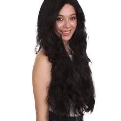 HPO Women's Long Black Straight Side Part Cosplay Wig | Premium Breathable Capless Cap 14 HPO Women's Long Black Straight Side Part Cosplay Wig | Premium Breathable Capless Cap