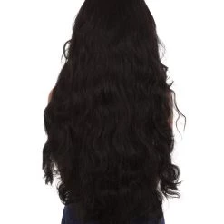 HPO Women's Long Black Straight Side Part Cosplay Wig | Premium Breathable Capless Cap 12 HPO Women's Long Black Straight Side Part Cosplay Wig | Premium Breathable Capless Cap