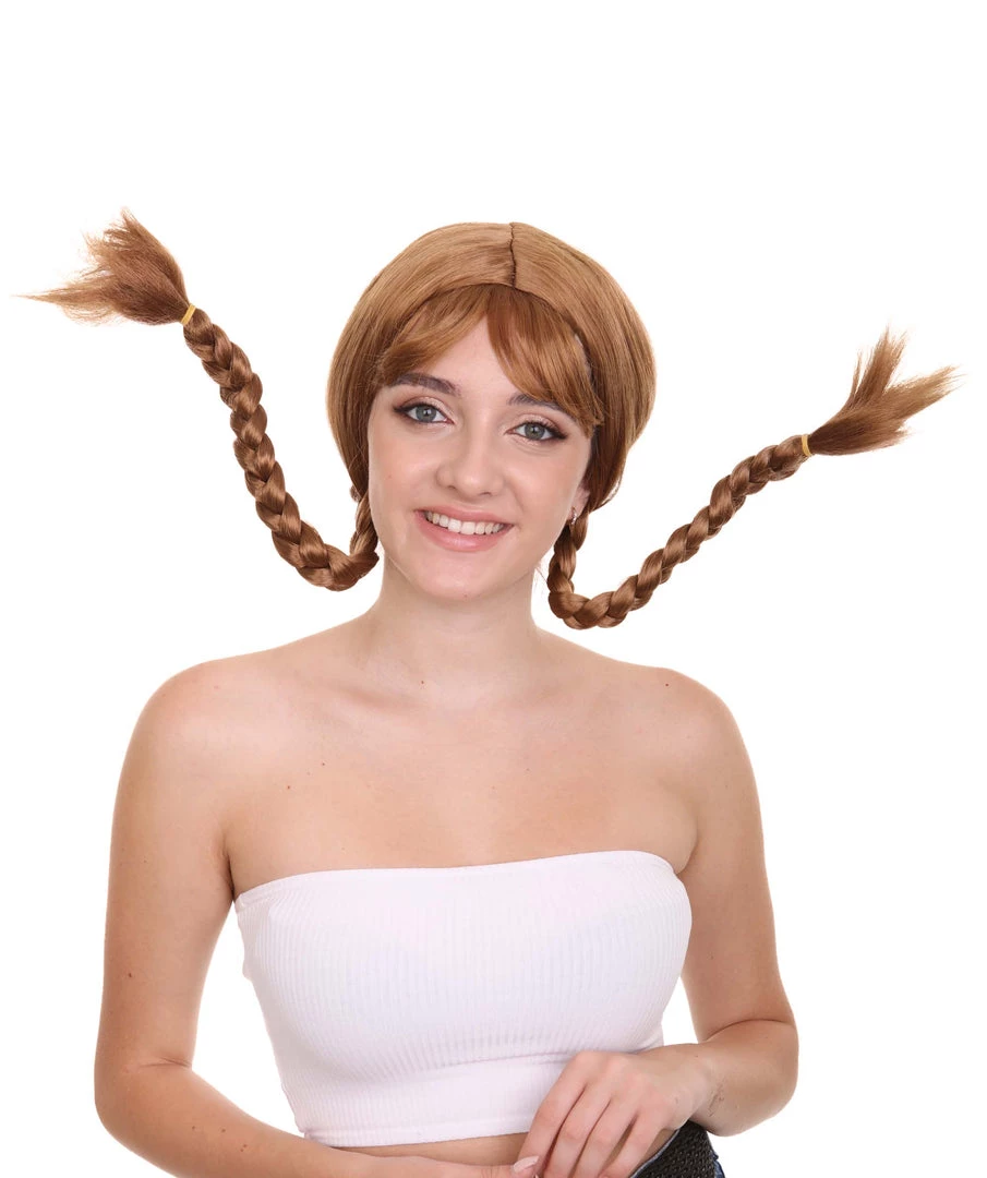 HPO Long Braided Womens Wig | Traditional FarmGirl Gloden Blonde Wig | Premium Breathable Capless Cap Men's 3 HPO Long Braided Womens Wig | Traditional FarmGirl Gloden Blonde Wig | Premium Breathable Capless Cap Men's