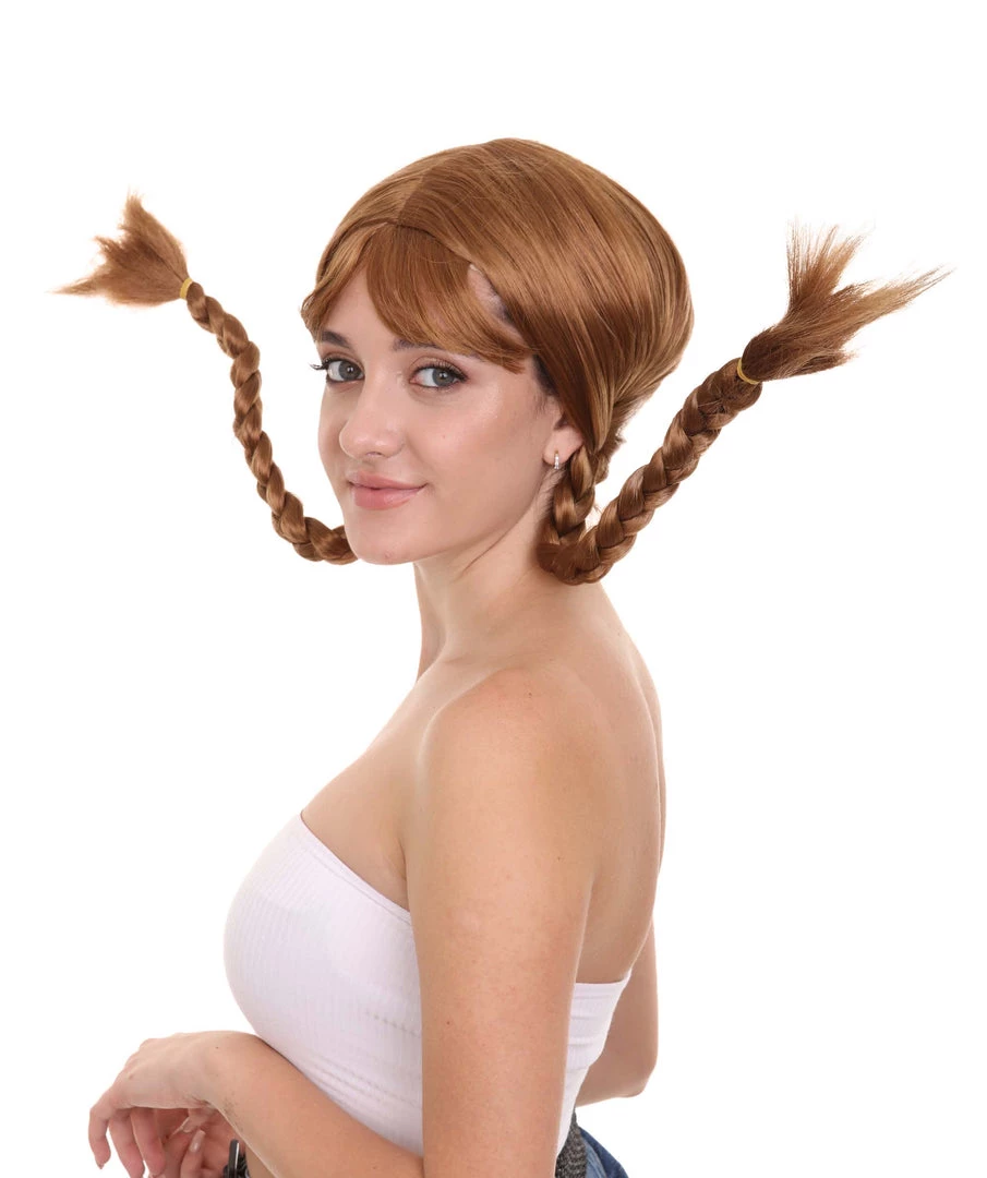 HPO Long Braided Womens Wig | Traditional FarmGirl Gloden Blonde Wig | Premium Breathable Capless Cap Men's 1 HPO Long Braided Womens Wig | Traditional FarmGirl Gloden Blonde Wig | Premium Breathable Capless Cap Men's