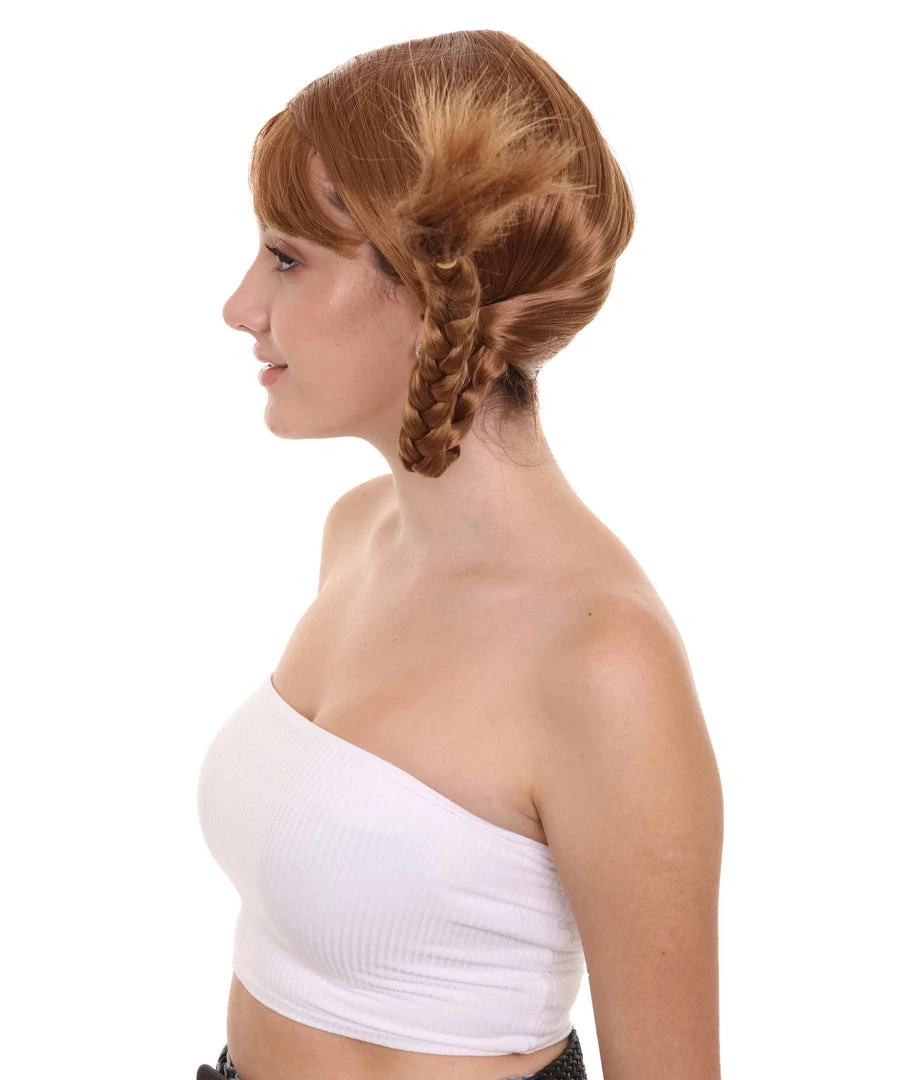 HPO Long Braided Womens Wig | Traditional FarmGirl Gloden Blonde Wig | Premium Breathable Capless Cap Men's 5 HPO Long Braided Womens Wig | Traditional FarmGirl Gloden Blonde Wig | Premium Breathable Capless Cap Men's