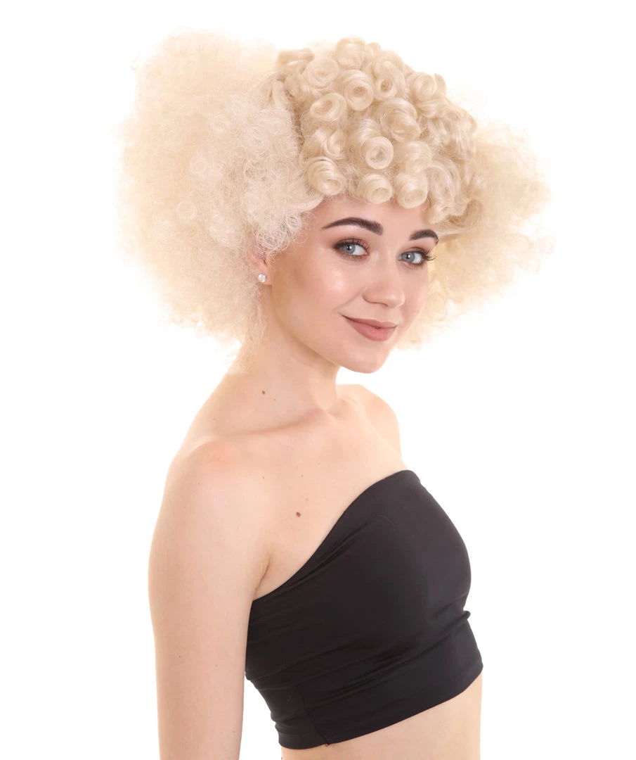 HPO Womens Drag Wig | Blonde Celebrity Wigs | Premium Breathable Capless Cap Women's 7 HPO Womens Drag Wig | Blonde Celebrity Wigs | Premium Breathable Capless Cap Women's