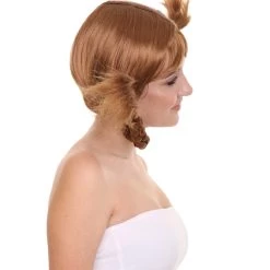 HPO Long Braided Womens Wig | Traditional FarmGirl Gloden Blonde Wig | Premium Breathable Capless Cap Men's 16 HPO Long Braided Womens Wig | Traditional FarmGirl Gloden Blonde Wig | Premium Breathable Capless Cap Men's