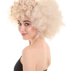 HPO Womens Drag Wig | Blonde Celebrity Wigs | Premium Breathable Capless Cap Women's
