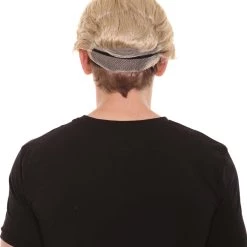 HPO Superhero Family Mens Wig With Mask Set | Blonde Cosplay Halloween Wigs Men's 14 HPO Superhero Family Mens Wig With Mask Set | Blonde Cosplay Halloween Wigs Men's