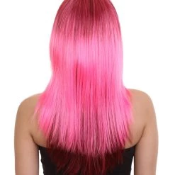 HPO Women's Ninja Womens Wig | Neon Coral Pink Movie Wig | Premium Breathable Capless Cap 12 HPO Women's Ninja Womens Wig | Neon Coral Pink Movie Wig | Premium Breathable Capless Cap