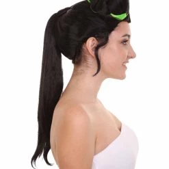 HPO Women's Womens Singer Bun Wigs Collection | Eurovision Song Contest | Celebrity Wigs | Premium Breathable Capless Cap