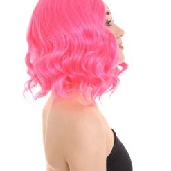 HPO Womens Gaming Wig | Pink Video Game Wigs | Premium Breathable Capless Cap