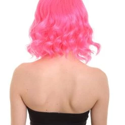 HPO Womens Gaming Wig | Pink Video Game Wigs | Premium Breathable Capless Cap