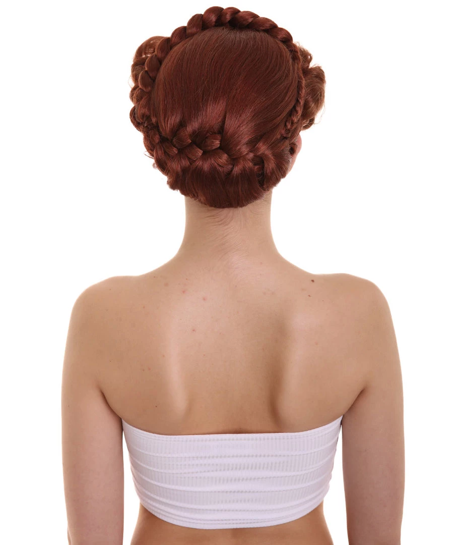 HPO Women's Womens Mary Queen Of Scots Mary Stuart Wig | Brown TV/Movie Wigs | Premium Breathable Capless Cap 3 HPO Women's Womens Mary Queen Of Scots Mary Stuart Wig | Brown TV/Movie Wigs | Premium Breathable Capless Cap