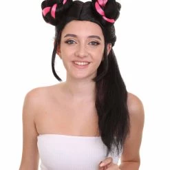 HPO Women's Womens Singer Bun Wigs Collection | Eurovision Song Contest | Celebrity Wigs | Premium Breathable Capless Cap