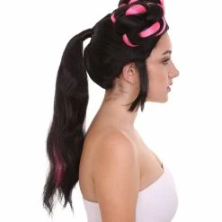 HPO Women's Womens Singer Bun Wigs Collection | Eurovision Song Contest | Celebrity Wigs | Premium Breathable Capless Cap