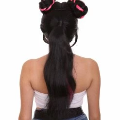 HPO Women's Womens Singer Bun Wigs Collection | Eurovision Song Contest | Celebrity Wigs | Premium Breathable Capless Cap