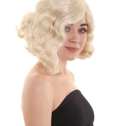 HPO Womens Singer Hotel Wig | Blonde Celebrity Wigs | Premium Breathable Capless Cap