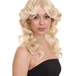 HPO Women's 70's Angel Womens Wig | Blonde Retro Wig | Premium Breathable Capless Cap 14 HPO Women's 70's Angel Womens Wig | Blonde Retro Wig | Premium Breathable Capless Cap