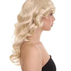 HPO Women's 70's Angel Womens Wig | Blonde Retro Wig | Premium Breathable Capless Cap 13 HPO Women's 70's Angel Womens Wig | Blonde Retro Wig | Premium Breathable Capless Cap