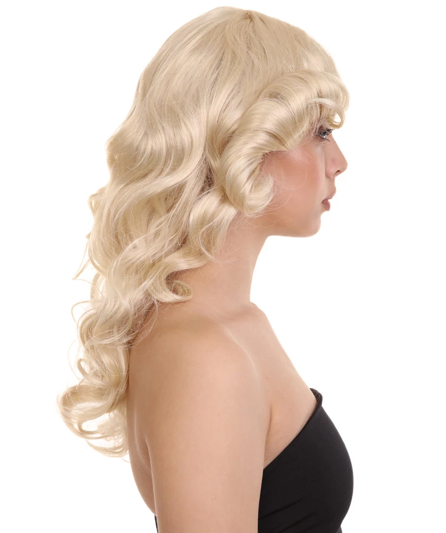 HPO Women's 70's Angel Womens Wig | Blonde Retro Wig | Premium Breathable Capless Cap 5 HPO Women's 70's Angel Womens Wig | Blonde Retro Wig | Premium Breathable Capless Cap