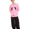 HPO Adult Men's Valentine's Day Falling In Love Long Sleeve Costumes | Pink Cosplay Costume