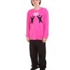 HPO Adult Men's Valentine's Day Falling In Love Long Sleeve Costumes | Hot Pink Cosplay Costume