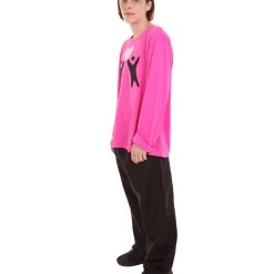 HPO Adult Men's Valentine's Day Falling In Love Long Sleeve Costumes | Hot Pink Cosplay Costume