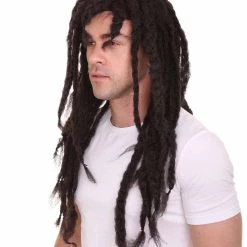 HPO Pirate Jack Wig | Black Cosplay Wig | Premium Breathable Capless Cap Kids