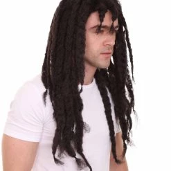 HPO Pirate Jack Wig | Black Cosplay Wig | Premium Breathable Capless Cap Kids