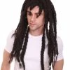 HPO Pirate Jack Wig | Black Cosplay Wig | Premium Breathable Capless Cap Kids