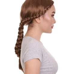 HPO Renaissance Braid Womens Wig | Traditional Colonial Cosplay Wig | Premium Breathable Capless Cap Women's 11 HPO Renaissance Braid Womens Wig | Traditional Colonial Cosplay Wig | Premium Breathable Capless Cap Women's