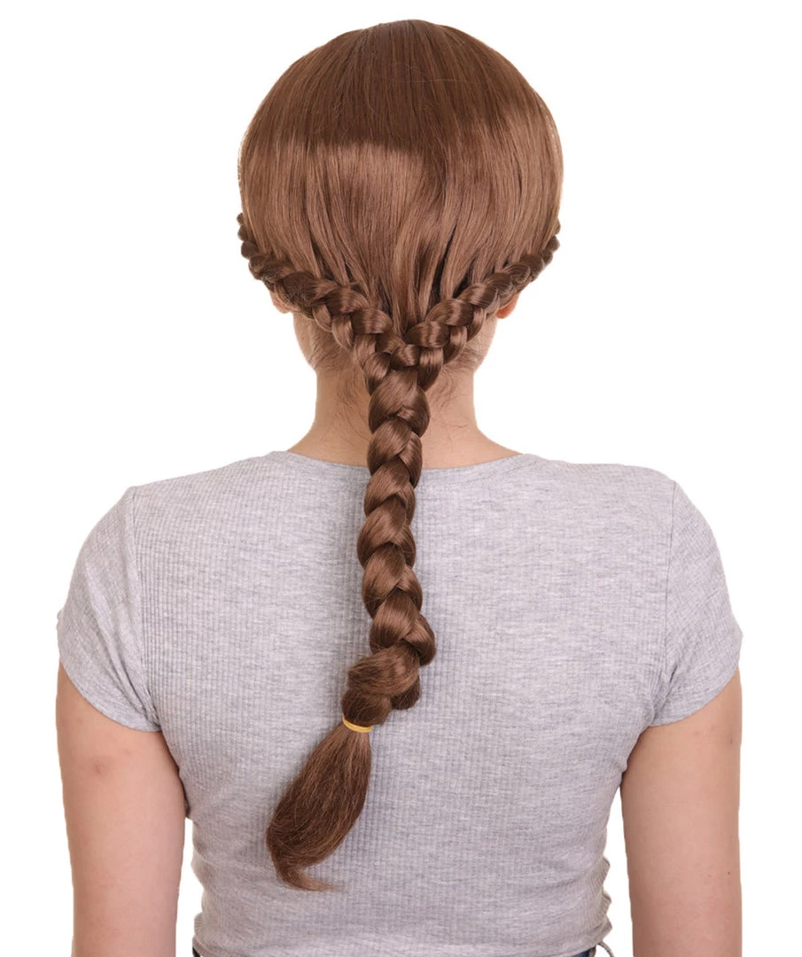HPO Renaissance Braid Womens Wig | Traditional Colonial Cosplay Wig | Premium Breathable Capless Cap Women's 5 HPO Renaissance Braid Womens Wig | Traditional Colonial Cosplay Wig | Premium Breathable Capless Cap Women's