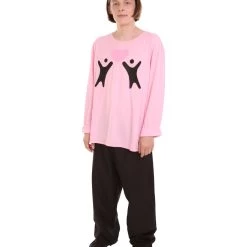 HPO Adult Men's Valentine's Day Falling In Love Long Sleeve Costumes | Lt. Pink Cosplay Costume