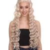 HPO Women's Elf Womens Wig | Blond TV/Movie Cosplay Halloween Wig | Premium Breathable Capless Cap