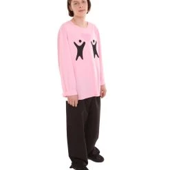 HPO Adult Men's Valentine's Day Falling In Love Long Sleeve Costumes | Lt. Pink Cosplay Costume