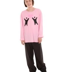 HPO Adult Men's Valentine's Day Falling In Love Long Sleeve Costumes | Lt. Pink Cosplay Costume