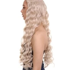 HPO Women's Elf Womens Wig | Blond TV/Movie Cosplay Halloween Wig | Premium Breathable Capless Cap