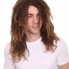 HPO Men's Rasta Mens Wig | Brown Cosplay Halloween Wig | Premium Breathable Capless Cap