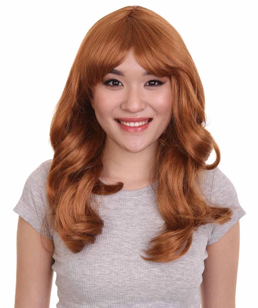 HPO Home For Peculiar Children Olive Wig | TV/Movie Cosplay Halloween Gold Wig | Premium Breathable Capless Cap Women's 1 HPO Home For Peculiar Children Olive Wig | TV/Movie Cosplay Halloween Gold Wig | Premium Breathable Capless Cap Women's